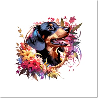 Dachshund Joyful Mothers Day Dog Mom Gift Posters and Art